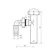 Отвод стиральной машины 1 1/4*32 (M220)