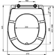 Сиденье для унитаза DUROPLAST Bahama ALCA A-601