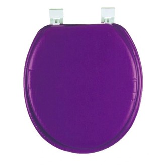 Сиденье для унитаза LIBERO мягкое фиолетовое