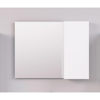 Зеркало-шкаф BELLAGIO , цвет белый глянец