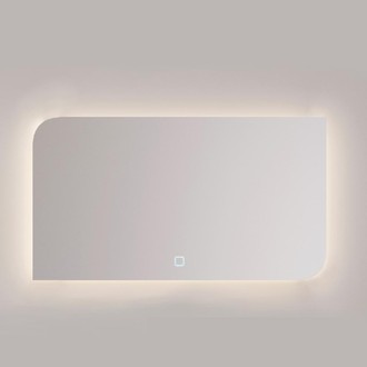 Зеркало горизонтальное 03 с LED подсветкой 900*500 (сенсорный выключатель)
