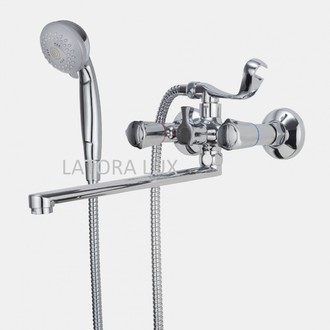 Смеситель для ванны Latora Lux CLASSIC двухручковый 2589LL