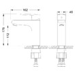 Смеситель для раковины Lemark Point хром LM0306C