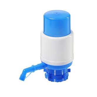 Помпа для воды LUAZON механическая, средняя, под бутыль 11-19л, голубая 1430086