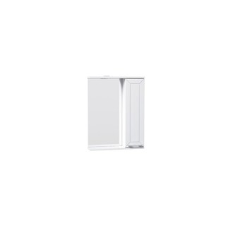 Шкаф зеркальный AGATA Вегас 60 АШ60-2210 Белый софт матовый Правый с подсветкой