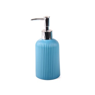 Дозатор для жидкого мыло керамика Плиссе Синий Матовый CE1610LA-LD