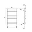 Полотенцесушитель электрический Point Нептун PN09158E П7 500x800 левый/правый, хром