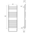 Полотенцесушитель электрический Point Нептун премиум PN09150SE П15 500x1000 левый/правый, хром