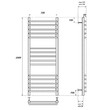 Полотенцесушитель электрический Point Омега PN90150SE П15 500x1000 левый/правый, хром