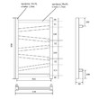 Полотенцесушитель электрический Point Феникс PN15158BE П7 500x800 левый/правый, черный