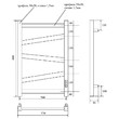 Полотенцесушитель электрический Point Феникс PN15856B П5 500x600, диммер справа, черный