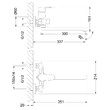Смеситель для ванны Lemark Point с длинным изливом 300мм хром LM0351C