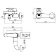 Смеситель для ванны Lemark Status LM4334C