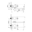 Смеситель универсальный с плоским изливом 200 мм, хром Lemark Standard LM2113C