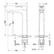 Смеситель для умывальника Lemark Evitta LM0509C